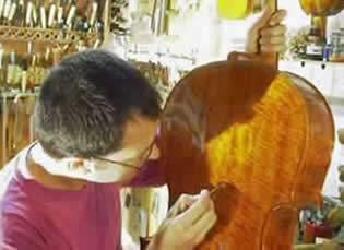 Cellos, Violins and Violas, lovingly made by Frank Eickmeyer, Italian Violin Maker