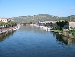 Bosa from the sea